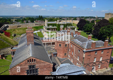 Lincoln Castle e carcere Vittoriano, Lincoln, Lincolnshire, Regno Unito Foto Stock