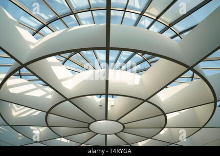 Vetri a cupola, Pinakothek der Moderne,Monaco di Baviera, Germania Foto Stock