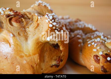 Paste dolci, assortimento, sollevate la pasticceria. Foto Stock