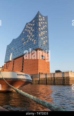 Ritratto di Elbe Philharmonic Hall Foto Stock