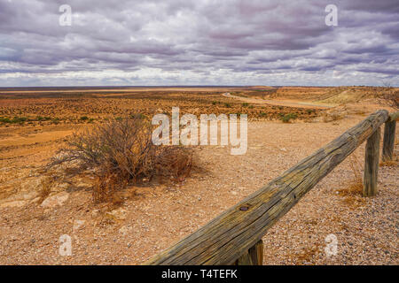 Vista da un belvedere lungo il Nord Ovest autostrada costiera in Australia Occidentale Foto Stock