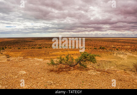 Vista da un belvedere lungo il Nord Ovest autostrada costiera in Australia Occidentale Foto Stock