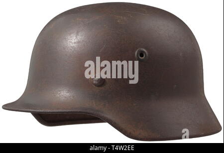Giubbotti antiproiettile, caschi, Tedesco acciaio casco M40, Editorial-Use-solo Foto Stock