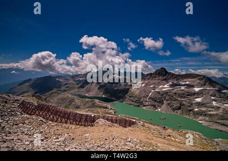 Escursioni a Mölltaler Gletscher (ghiacciaio Moelltal) Foto Stock