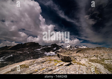 Escursioni a Mölltaler Gletscher (ghiacciaio Moelltal) Foto Stock