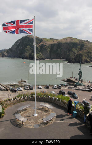 Ilfracombe Harbour Devon Foto Stock