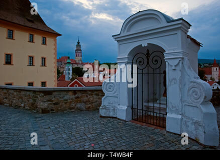 Český Krumlov, Repubblica Ceca Foto Stock