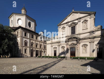 Chiesa di Santo Stefano superiore, Milano, Lombardia. Foto Stock