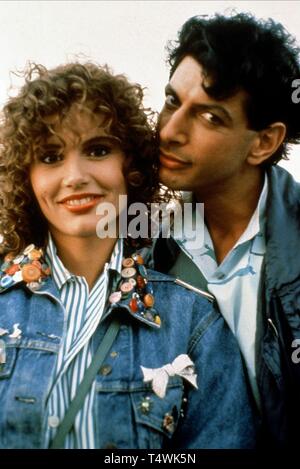GOLDBLUM,DAVIS, le ragazze della terra sono facili, 1988 Foto Stock