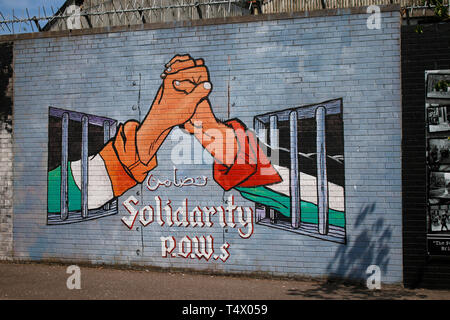 Impressionen: Parete Internazionale di Belfast, Nordirland/ Irlanda del Nord (nur fuer redaktionelle Verwendung. Keine Werbung. Referenzdatenbank: http://w Foto Stock