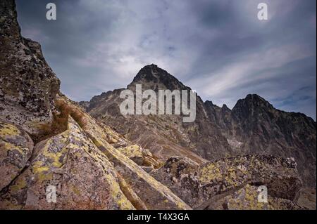 La Sella Lomnic in Slovacchia Foto Stock