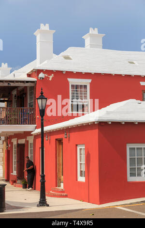 Bermuda, San Giorgio Centro Storico Foto Stock