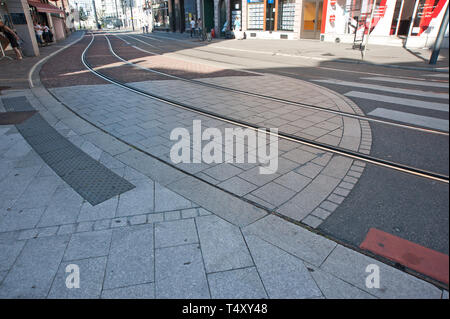 Mulhouse, Stadtgestaltung - Mulhouse, Public Space Design Foto Stock