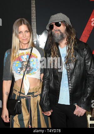 Premiere di Netflix "sporco" con: Sheri Moon Zombie, Rob Zombie dove: Hollywood, California, Stati Uniti quando: 18 Mar 2019 Credit: FayesVision/WENN.com Foto Stock