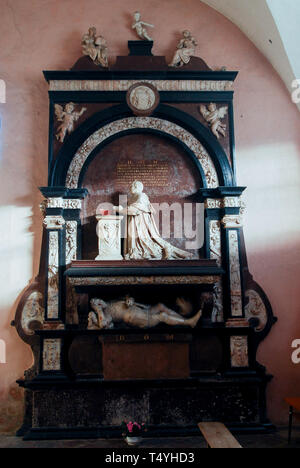 Manierismo olandese tomba monumento del cardinale Andrea Bathory e suo fratello Balthasar costruito 1598 da Willem van den Blocke in stile gotico la chiesa di S. Andrea mi Foto Stock