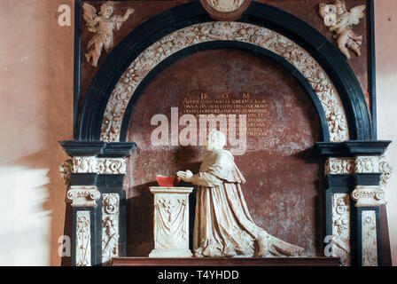 Manierismo olandese tomba monumento del cardinale Andrea Bathory e suo fratello Balthasar costruito 1598 da Willem van den Blocke in stile gotico la chiesa di S. Andrea mi Foto Stock