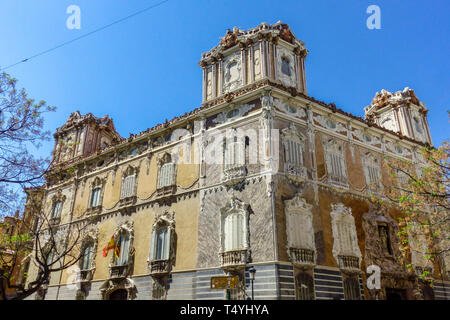 Spagna Valencia Museo Nazionale della Ceramica, edificio palazzo rococò del Palazzo del Marqués de Dos Aguas Foto Stock