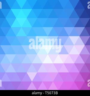 Abstract sfondo vettoriale con rosa, blu, viola, i triangoli rossi. Vettore geometrico illustrazione. Creative Design modello. Foto Stock