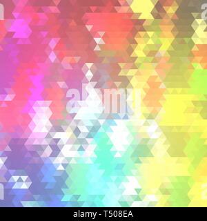 Blu scuro, rosso vettore abstract pattern poligonali. Shining illustrazione colorata con triangoli. Modello per un brand book s sullo sfondo. eps 10 Foto Stock