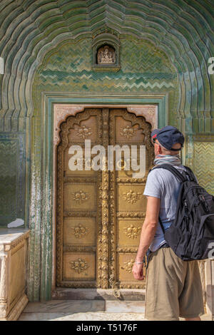 India Rajasthan, Jaipur, City Palace (MR) Foto Stock