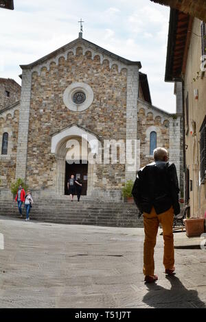 Chiesa di San Salvatore. Castellina in Chianti. Toscana. Italia Foto Stock