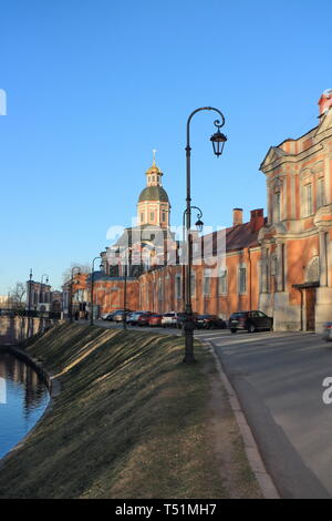 San Pietroburgo, Russia 17 aprile 2019 Alexander Nevsky Lavra Foto Stock