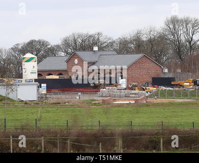 Wayne e Coleen Rooney nuovo £ 20 milioni Mansion nel Cheshire, UK Credit Ian Fairbrother/Alamy Stock Foto Foto Stock