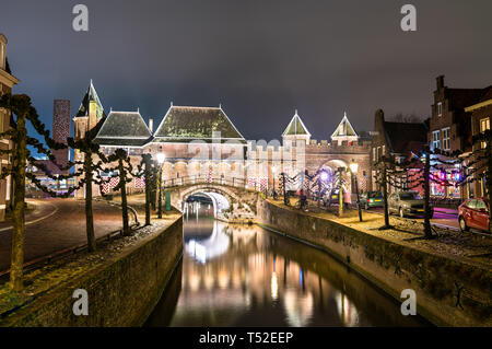 Il Koppelpoort, un cancello in Amersfoort, Paesi Bassi Foto Stock