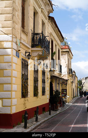 Anafiotika, Atene Grecia Foto Stock