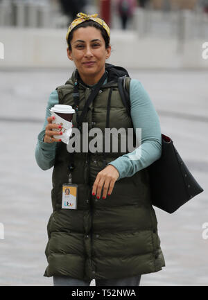 Saira Khan al di fuori di ITV Studios con: Saira Khan dove: Londra, Regno Unito quando: 20 Mar 2019 Credit: rocciosa/WENN.com Foto Stock