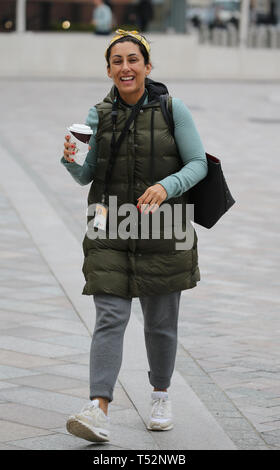 Saira Khan al di fuori di ITV Studios con: Saira Khan dove: Londra, Regno Unito quando: 20 Mar 2019 Credit: rocciosa/WENN.com Foto Stock