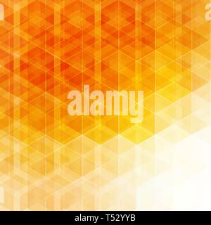 Orange esagonale. sfondo colorato idea per il design dello sfondo. modello per presentazione. 10 Foto Stock