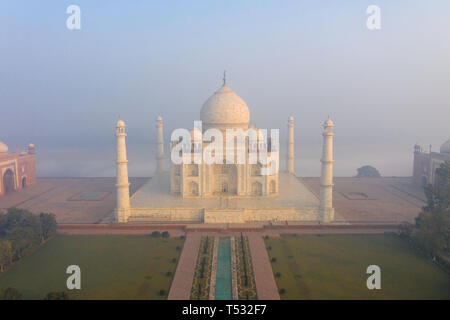 India, Uttar Pradesh, Taj Mahal (Patrimonio Mondiale dell'UNESCO) Foto Stock