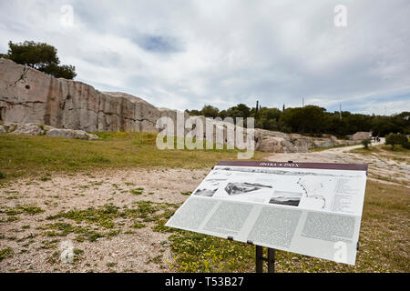 Pynx, pnice a filopapou hill, Atene Foto Stock