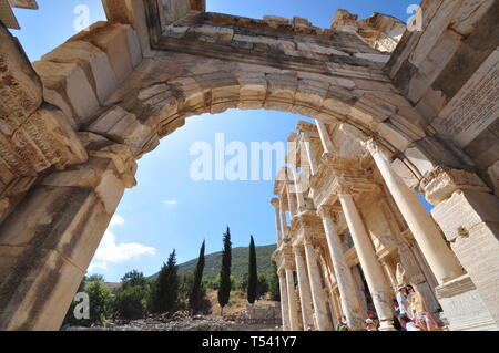 Rovine Del Tempio A Efeso, Turchia Foto Stock