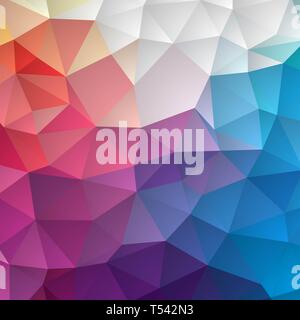 Astratta geometrica colorato modello seamless sfondo con triangoli e poligoni di forme. Ideale per il web e il modello di applicazione, per la copertina del libro, tessuto e gif Foto Stock