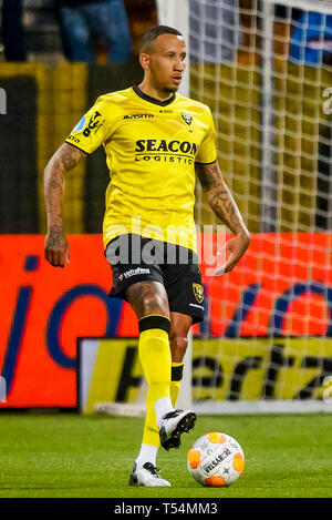 Venlo, Paesi Bassi. Xx Apr, 2019. calcio Eredivisie olandese Stagione 2018 - 2019, Covebo Stadium de Koel, VVV Venlo player Josimar Lima Credito: Pro scatti/Alamy Live News Foto Stock