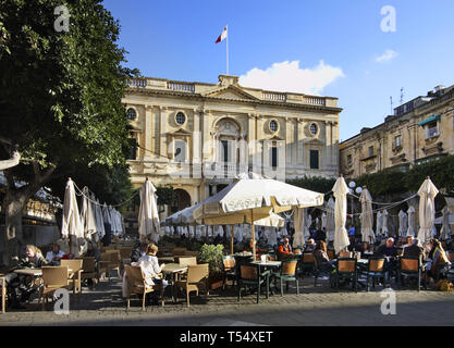 Biblioteca nazionale a La Valletta. Malta Foto Stock