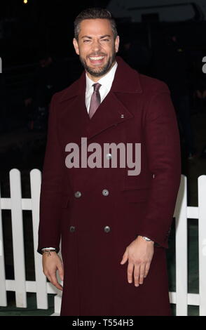 Shazam Luna Park lanciare al Bernie Spagna Gardens, South Bank di Londra con: Zachary Levi dove: Londra, Regno Unito quando: 20 Mar 2019 Credit: WENN.com Foto Stock
