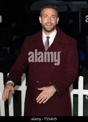Shazam Luna Park lanciare al Bernie Spagna Gardens, South Bank di Londra con: Zachary Levi dove: Londra, Regno Unito quando: 20 Mar 2019 Credit: WENN.com Foto Stock