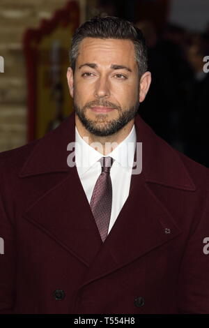 Shazam Luna Park lanciare al Bernie Spagna Gardens, South Bank di Londra con: Zachary Levi dove: Londra, Regno Unito quando: 20 Mar 2019 Credit: WENN.com Foto Stock