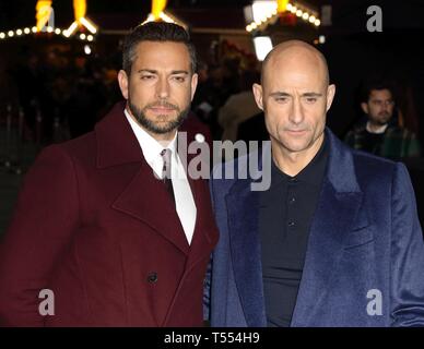 Shazam Luna Park lanciare al Bernie Spagna Gardens, South Bank di Londra con: Zachary Levi, Mark Strong dove: Londra, Regno Unito quando: 20 Mar 2019 Credit: WENN.com Foto Stock