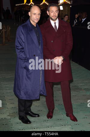 Shazam Luna Park lanciare al Bernie Spagna Gardens, South Bank di Londra con: Mark Strong, Zachary Levi dove: Londra, Regno Unito quando: 20 Mar 2019 Credit: WENN.com Foto Stock