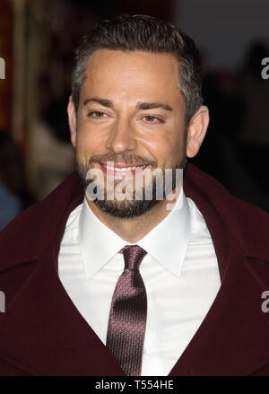 Shazam Luna Park lanciare al Bernie Spagna Gardens, South Bank di Londra con: Zachary Levi dove: Londra, Regno Unito quando: 20 Mar 2019 Credit: WENN.com Foto Stock