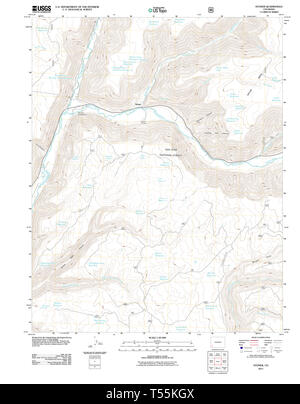 USGS TOPO Map Colorado CO Stoner 20110610 TM il restauro Foto Stock