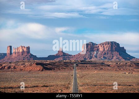 Paesaggio della Monument Valley nello Utah, Stati Uniti d'America Foto Stock