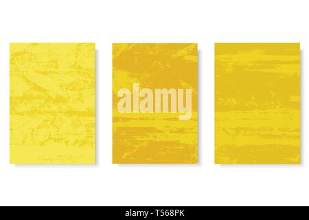 Grunge Set di poster Illustrazione Vettoriale