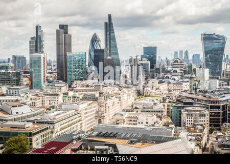 Lo skyline di Londra Foto Stock