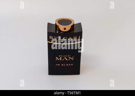 BVLGARI Man in Black Foto Stock