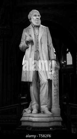 John Rylands Library di Deansgate Manchester Foto Stock